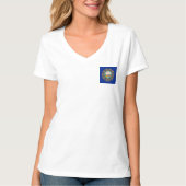 New Hampshire State Flag Design T-shirt (Voorkant)