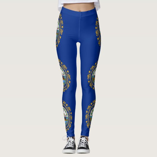 New Hampshire State Flag Leggings (Voorkant)