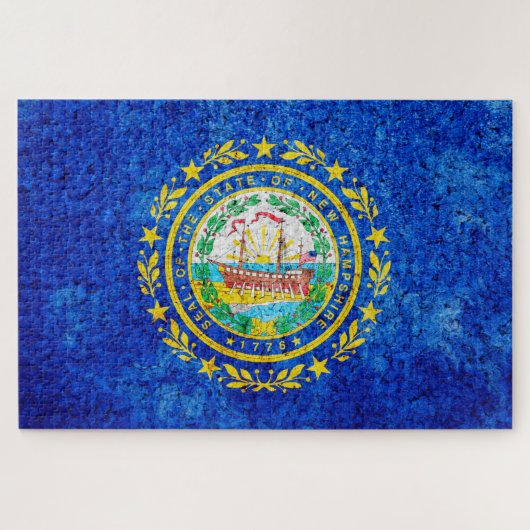 New Hampshire State Flag Legpuzzel (Horizontaal)
