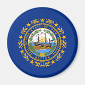 New Hampshire State Flag Magneet (Voorkant)