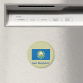 New Hampshire State Flag Magneet (Insitu (Vaatwasser))