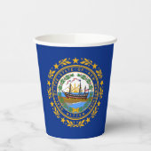 New Hampshire State Flag Papieren Bekers (Links)