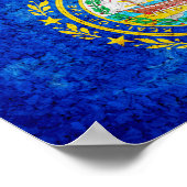 New Hampshire State Flag Poster (Hoek)