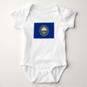 New Hampshire State Flag Romper (Voorkant)