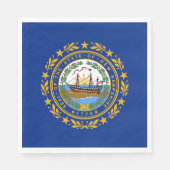 New Hampshire State Flag Servet (Voorkant)