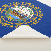 New Hampshire State Flag Sherpa Deken (3/4)
