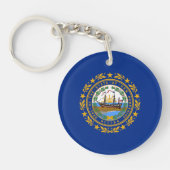 New Hampshire State Flag Sleutelhanger (Voorkant)
