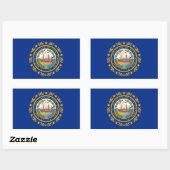 New Hampshire State Flag Sticker (Vel)