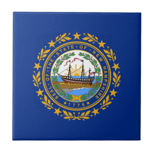 New Hampshire State Flag Tegeltje