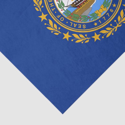 New Hampshire State Flag Tissuepapier (Detail)