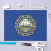 New Hampshire State Flag Tissuepapier (Craft)