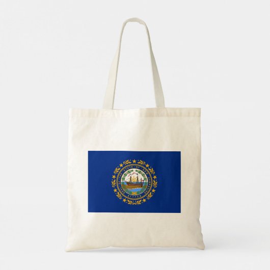 New Hampshire State Flag Tote Bag (Achterkant)