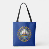 New Hampshire State Flag Tote Bag (Achterkant)