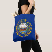 New Hampshire State Flag Tote Bag (Dichtbij)