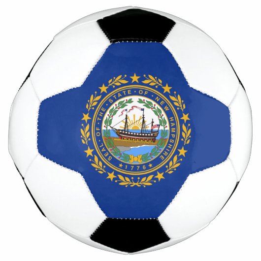 New Hampshire State Flag Voetbal (Voorkant)