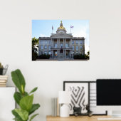 New Hampshire State House, Concord Poster (Thuiskantoor)