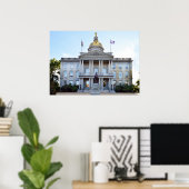 New Hampshire State House, Concord Poster (Thuiskantoor)