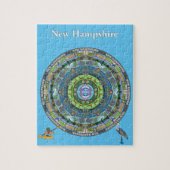 New Hampshire State Mandala Puzzle Legpuzzel (Verticaal)