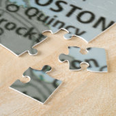 New Hampshire State Map Puzzle |Granite State Gift Legpuzzel (Zijkant)