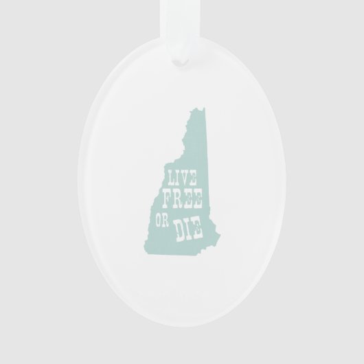 New Hampshire State Motto Ornament (voorkant)
