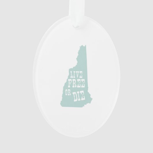 New Hampshire State Motto Ornament (achterkant)