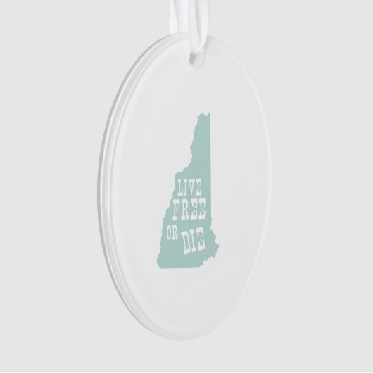 New Hampshire State Motto Ornament (voorkant)