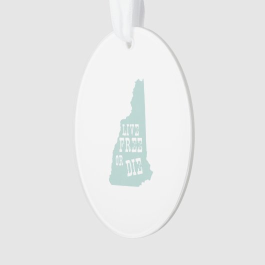 New Hampshire State Motto Ornament (voorkant)