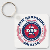 New Hampshire State Sleutelhanger (Voorkant)