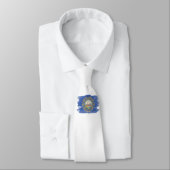 New Hampshire state vlag penseelstreek Stropdas (Gebonden)