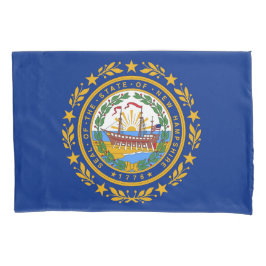 New Hampshire State Vlag Print Patriot Kussensloop