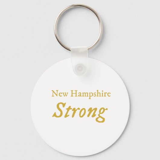 New Hampshire Strong Sleutelhanger (Voorkant)
