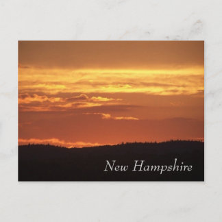 New Hampshire Sunset Briefkaart
