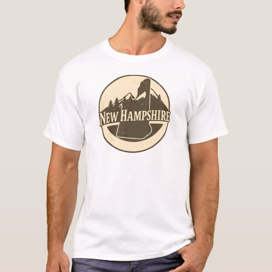 New Hampshire T-shirt V02 (Voorkant)