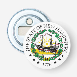 New Hampshire-teken Button Flesopener