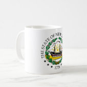 New Hampshire-teken Koffiemok (Voorkant links)