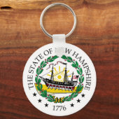 New Hampshire-teken Sleutelhanger (Voorkant)