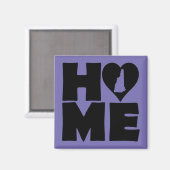 New Hampshire Thuis Hart Staat Koelkastmagneet Magneet (Voorkant / Achterkant)
