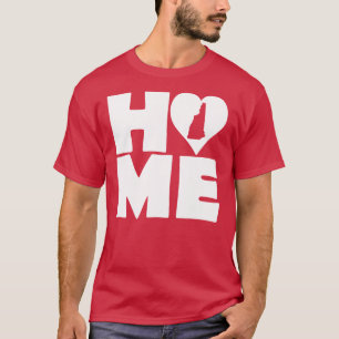 New Hampshire Thuis Hart Staat T-Shirts