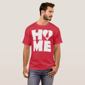 New Hampshire Thuis Hart Staat T-Shirts (Voorkant volledig)