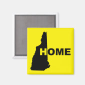 New Hampshire Thuis Weg Van Staat Koelkastmagneet Magneet (Voorkant / Achterkant)