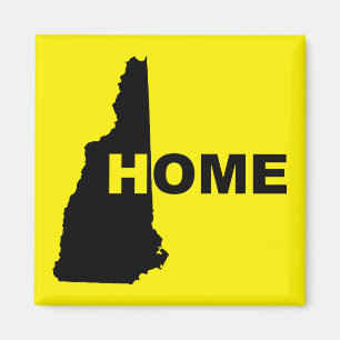 New Hampshire Thuis Weg Van Staat Koelkastmagneet Magneet