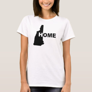 New Hampshire Thuis Weg Van Staat T-Shirt Tees