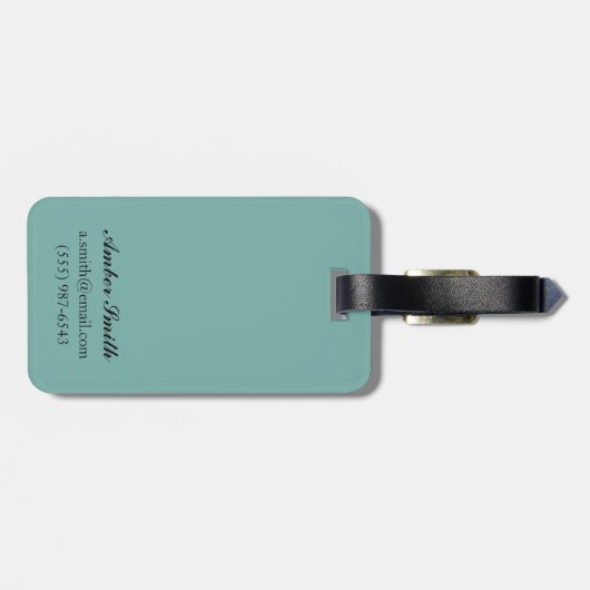 New Hampshire Tidepool Scene Bagagelabel (Achterkant horizontaal)