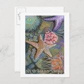 New Hampshire Tidepool Scene Briefkaart (Voorkant / Achterkant)