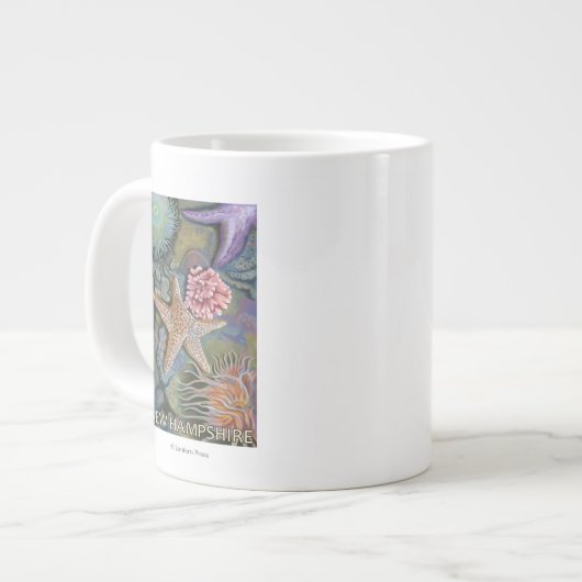 New Hampshire Tidepool Scene Grote Koffiekop (Links)