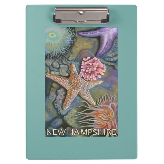 New Hampshire Tidepool Scene Klembord (Voorkant)