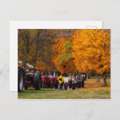 New Hampshire Tractors in het najaar Briefkaart (Voorkant / Achterkant)