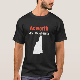 New Hampshire USA State America Travel Acworth T-shirt