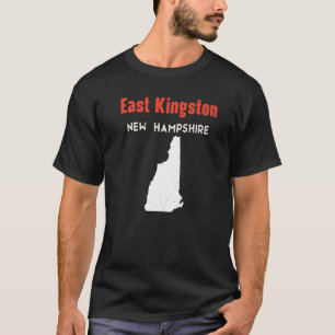 New Hampshire Usa State America Travel East Kingst T-shirt