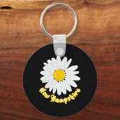 New Hampshire Vacation Flower Meadow Daisy Petals Sleutelhanger (Voorkant)